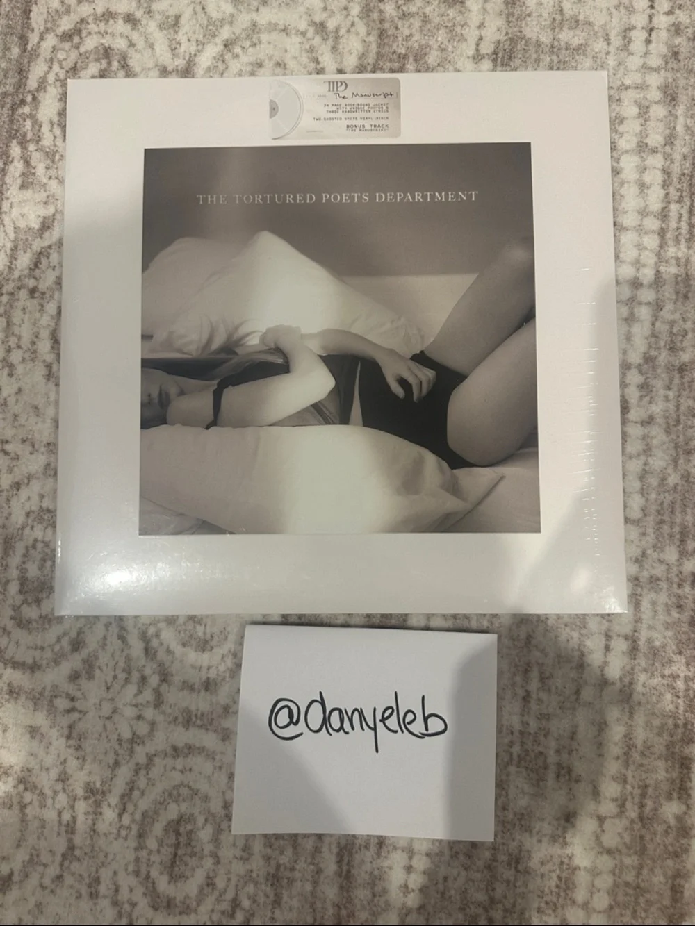 Taylor Swift The Tortured Poets Department Vinyl The Manuscript Variant - Picture 1 of 1